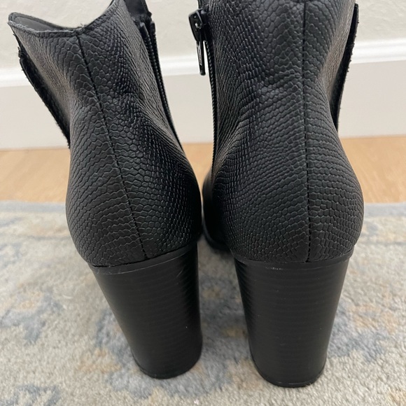 Black Leather Booties - Like New - Picture 7 of 9